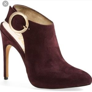 Sam Edelman sling back burgandy heel